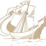 caravel-boat-gold
