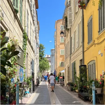 El barrio de Panier en Marsella