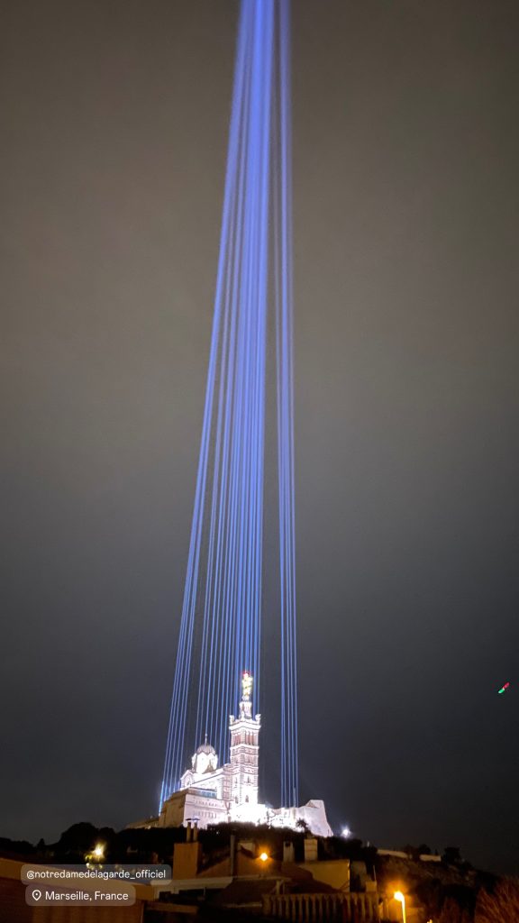 inauguration Notre Dame de La Garde Marseille spectacle